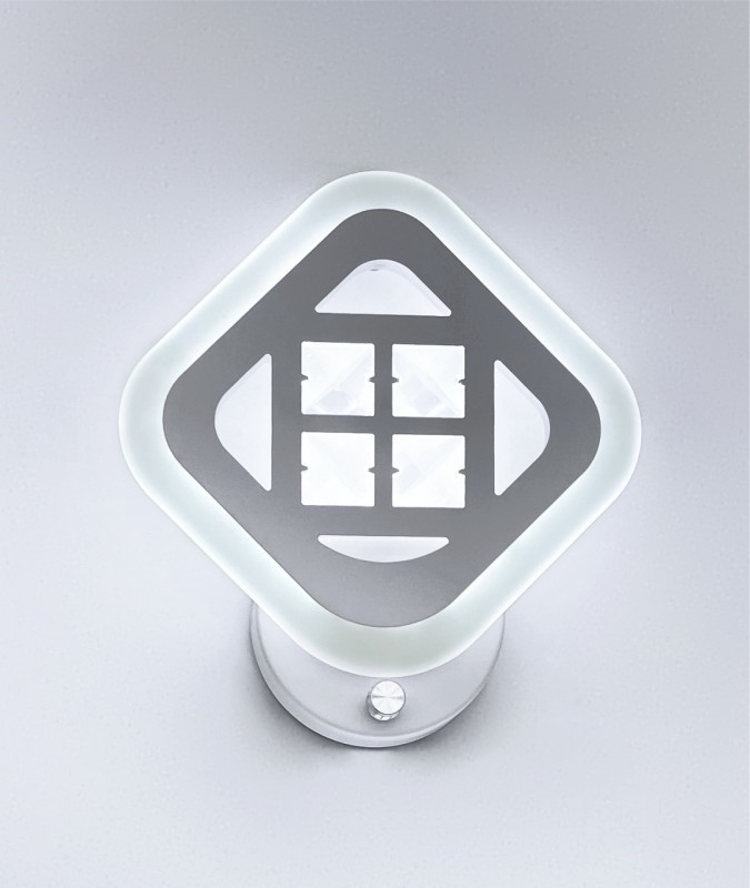 Светильник T602/1 (1С2065) WHITE/БЕЛЫЙ ` LED D180/H100/1/LED/14W 3 РЕЖИМА SPF21-7