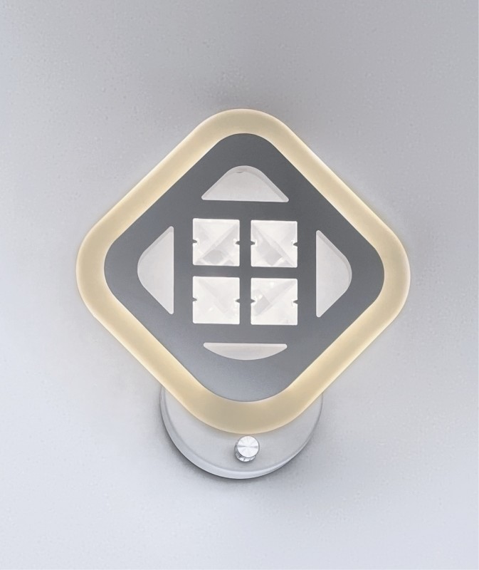 Светильник T602/1 (1С2065) WHITE/БЕЛЫЙ ` LED D180/H100/1/LED/14W 3 РЕЖИМА SPF21-7