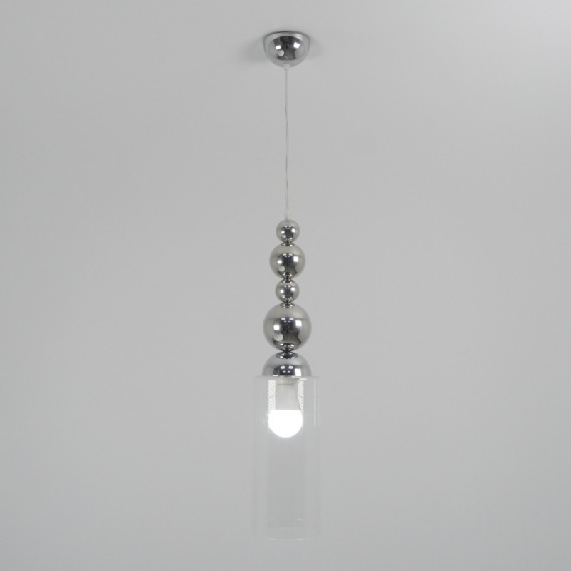 Светильник подвесной SAPFIR SPFD-46676 Прозрач/ром ` D100/H1000/1/E27/10W/без ламп Alz