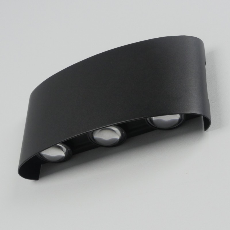 Светильник настенный SAPFIR SPF-9846 BLACK/ЧЕРНЫЙ ` 6/LED/6W/4500K 170*80*55mm TWIN 24-03 (1/50)