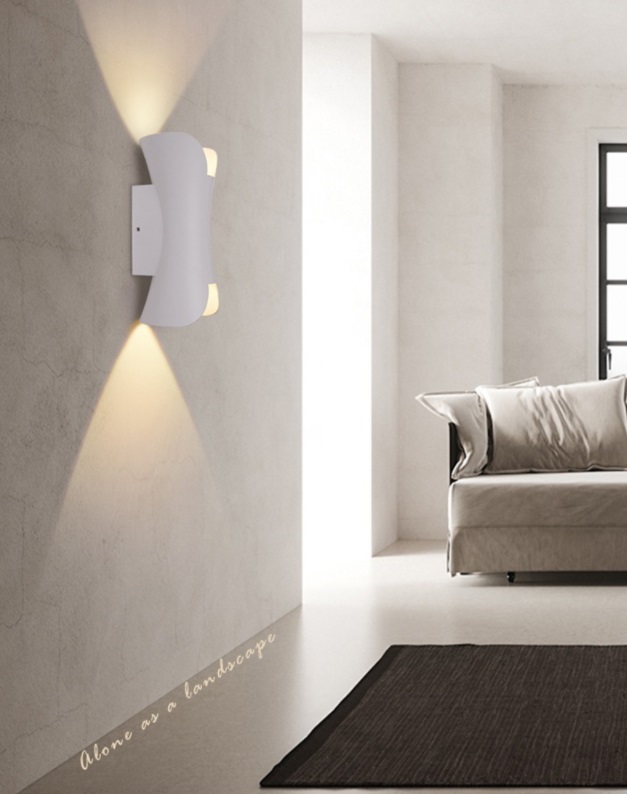 Светильник Elegant SPF-9850 WHITE/БЕЛЫЙ ` 2/LED/12W/4000-4500K 125*125*300mm SPF22-02 (1/20)