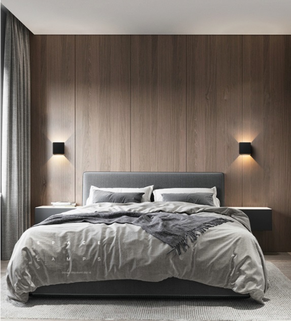 ** Светильник SPF-9851 BLACK/ЧЕРНЫЙ ` D100*100/H100/2/LED/2*5W/4000-4500K IP65 CUBE 24-12 (1/20)