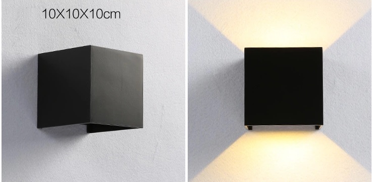 ** Светильник SPF-9851 BLACK/ЧЕРНЫЙ ` D100*100/H100/2/LED/2*5W/4000-4500K IP65 CUBE 24-12 (1/20)