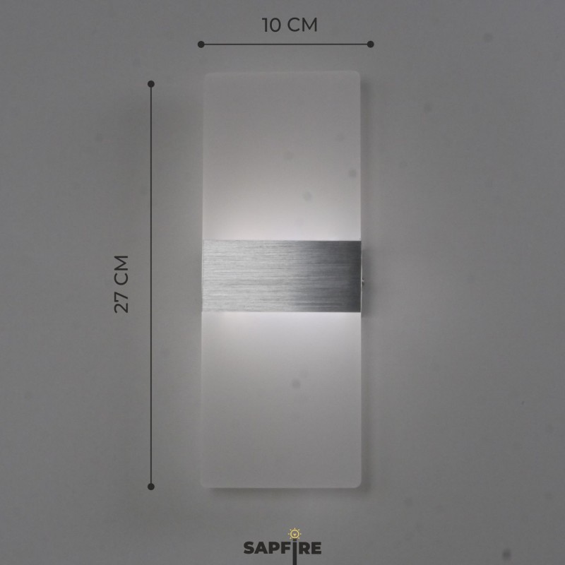Светильник Elegant SPF-9890 ALUMINUM/АЛЮМИНИЙ ` D270*100/H60/1/LED/10W/4000К BRICK 25-03
