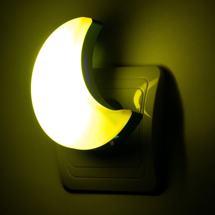 Ночник "Полумесяц" 1Вт МИКС 5х4х8 см, 4301199