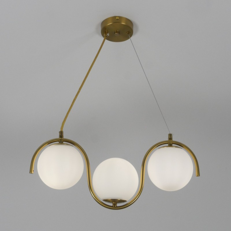 Светильник DZN-21031 БРОНЗА ` D470/H1300/3/E14/40W плафон 120мм JAGNA 23-12