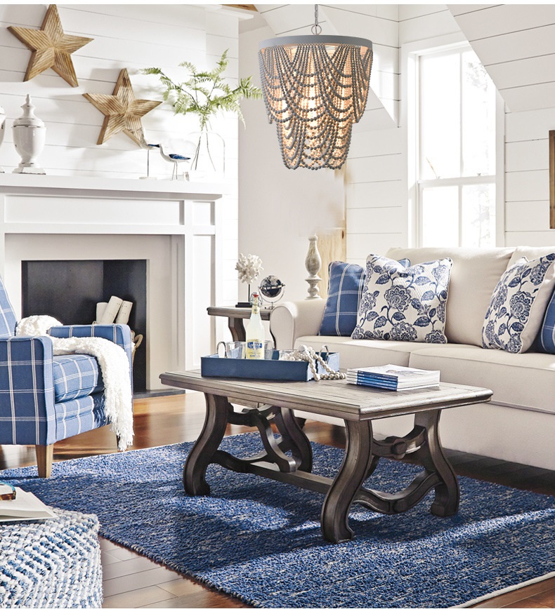 Светильник DZN-12431 БЕЛЫЙ + БЕЛОЕ ДЕРЕВО ` D600/H650+1200/5/E14/40W BOHO