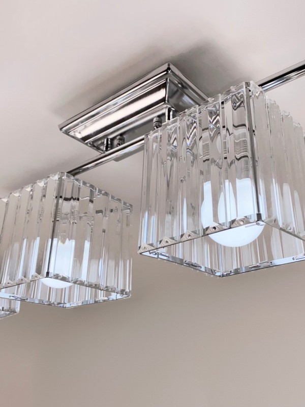 Светильник SPFD-39867 КВАДРАТ TREND CHROME/РОМ ` 840*200*120мм/4/E27/100W без ламп