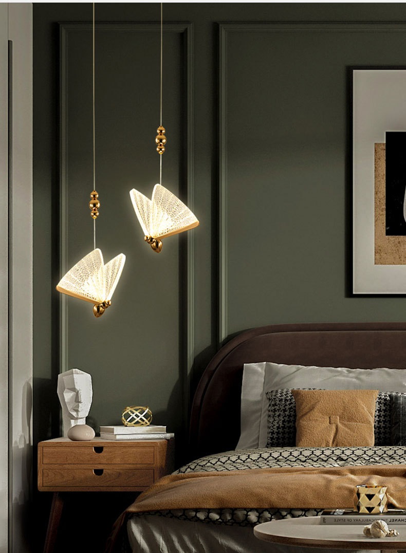 Светильник DZN-65278 ЗОЛОТО ` D170/H1500/2/LED/.W/3000K BUTTERFLY