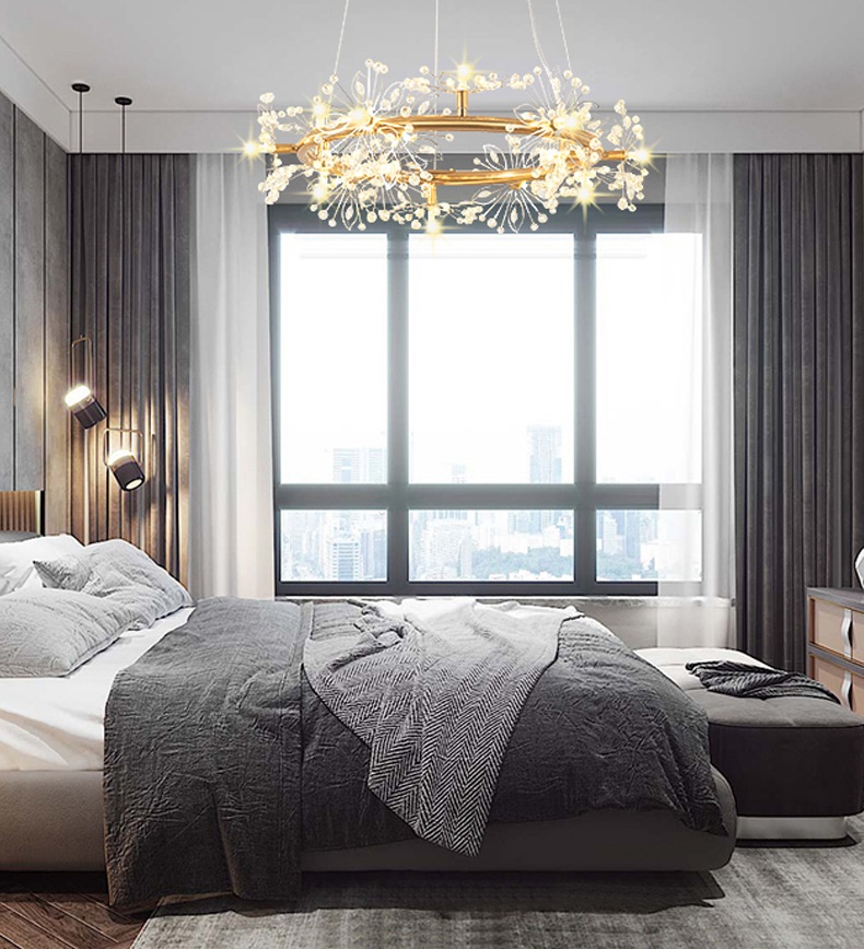 Светильник DZN-39513 ЗОЛОТО ` D400/H1200/15/G4/30W Beatrix 24-10