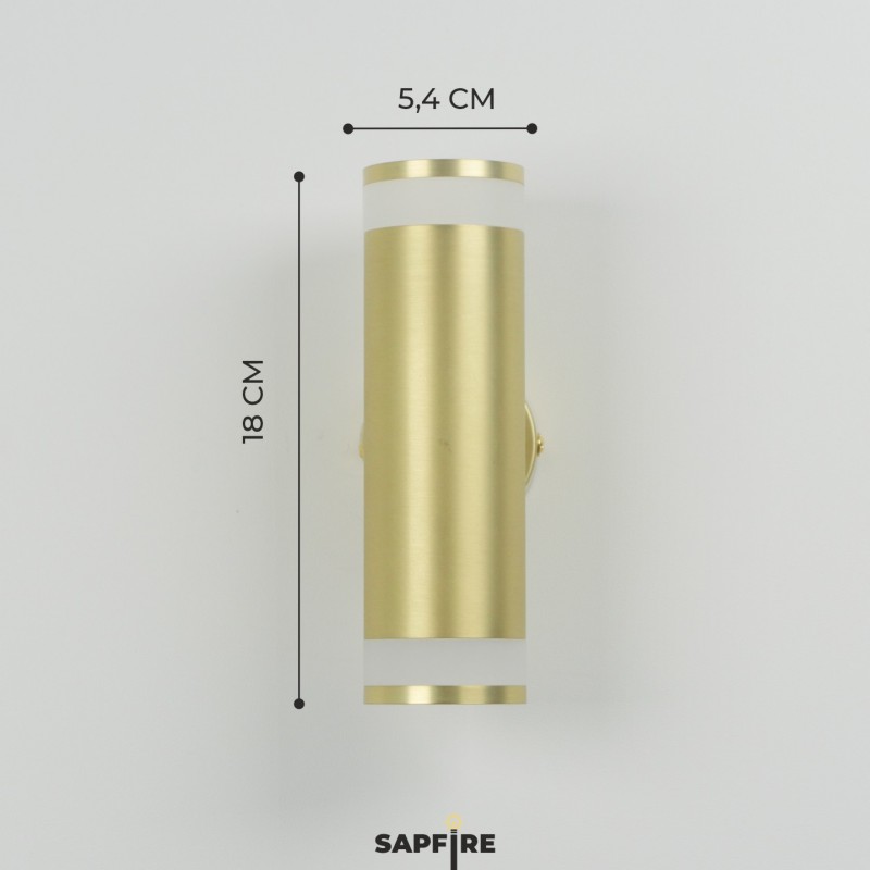 Светильник MSV-12541 ЗОЛОТАЯ БРОНЗА ` D54/H180/2/GU10/50W без лампы IP20 OVER SPF23-06 (1/50)