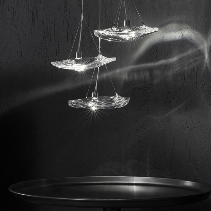 Светильник подвесной ElegantLight DZN-11392 РОМ ` D200/H1500/1/LED/8W/4500K плафон стекло