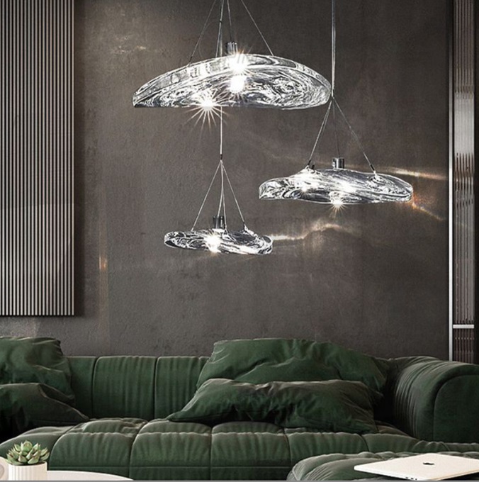 Светильник подвесной ElegantLight DZN-11396 РОМ ` D250/H1500/1/LED/8W/4500K плафон стекло MARUM