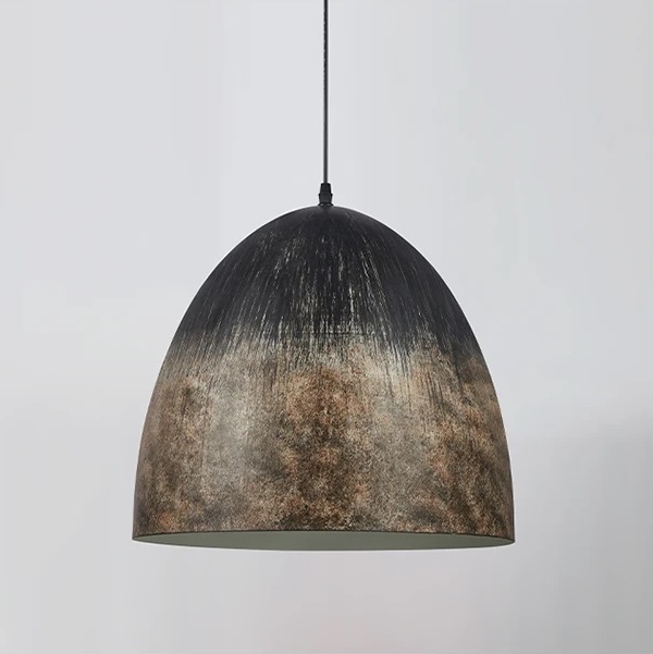 Светильник DZN-13456 КОРИЧНЕВЫЙ+ЧЕРНЫЙ ` D400/H360+1500/1/E27/60W ручная роспись