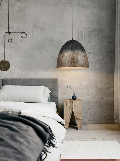 Светильник DZN-13456 КОРИЧНЕВЫЙ+ЧЕРНЫЙ ` D400/H360+1500/1/E27/60W ручная роспись