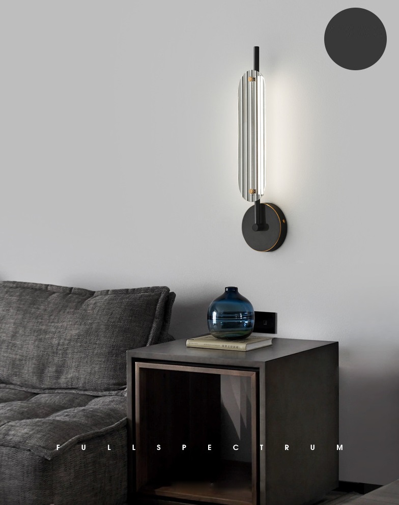 Светильник DZN-13468 ЧЕРНЫЙ+ЗОЛОТО ` D100/H380/1/LED/6W/3000K