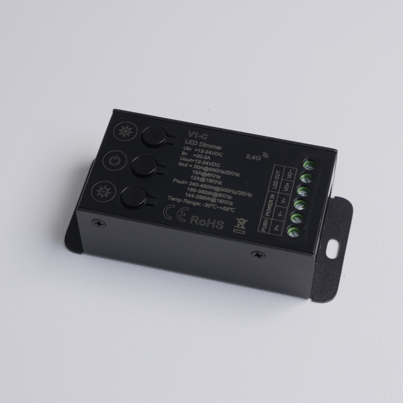 Контроллер YouLED YL-V1-C dim (ПискаНет) 16-20,5A 12/24V 216-432W 500Гц/2кГц; 180-360W 8кГц/16кГ RSP