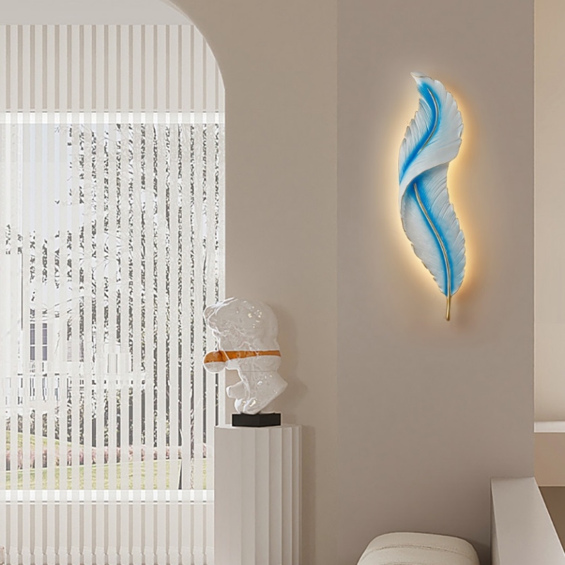 Светильник DZN-13520 ГОЛУБОЙ+ЗОЛОТО ` D450*110/H100/1/LED/12W/4000K MILANO