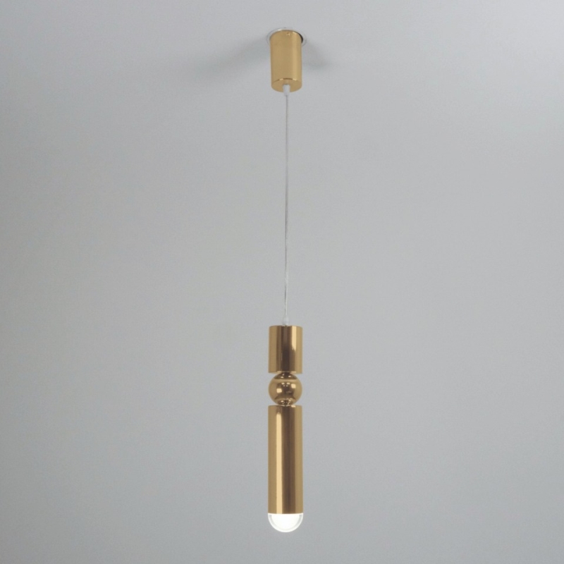 Светильник SPF-13546 ЗОЛОТО ` D55/H300/1/GU10/50W FULCRUM без лампы 24-09