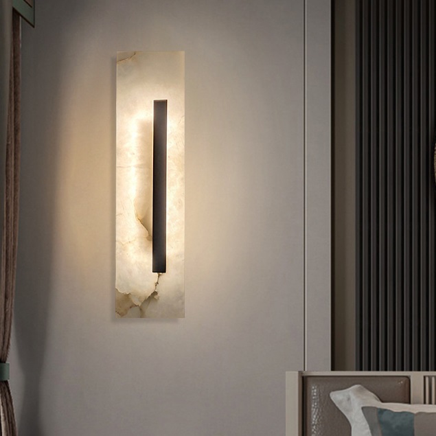 Светильник ElegantLight DZN-13558 ЧЕРНЫЙ + МРАМОР ` D400*100/H50/1/LED/5W/4500K 24-12