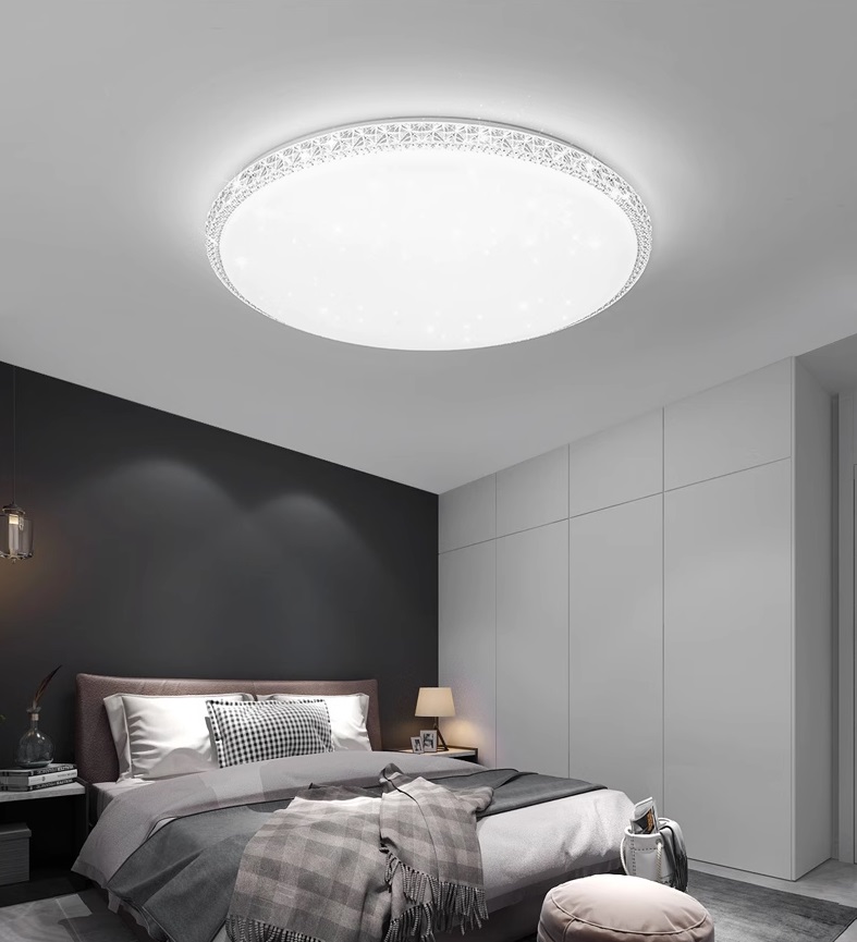 Светильник SPF-9503 36W*2 PLUTON WH/БЕЛЫЙ ` D500/H80 пульт 2,4G (Плутон)