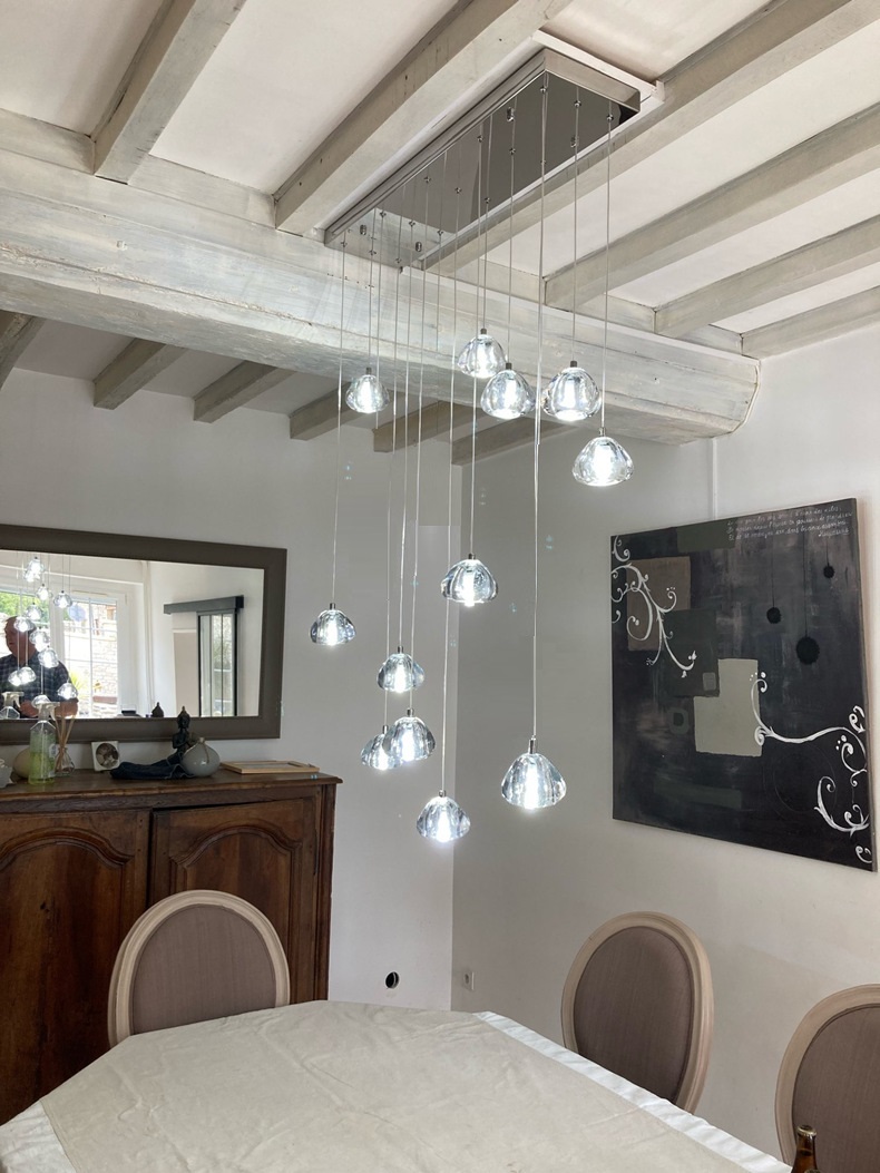 Светильник DZN-21229 БЕЛЫЙ ` D400/H2500/12/LED/60W/4500K CASCADE3