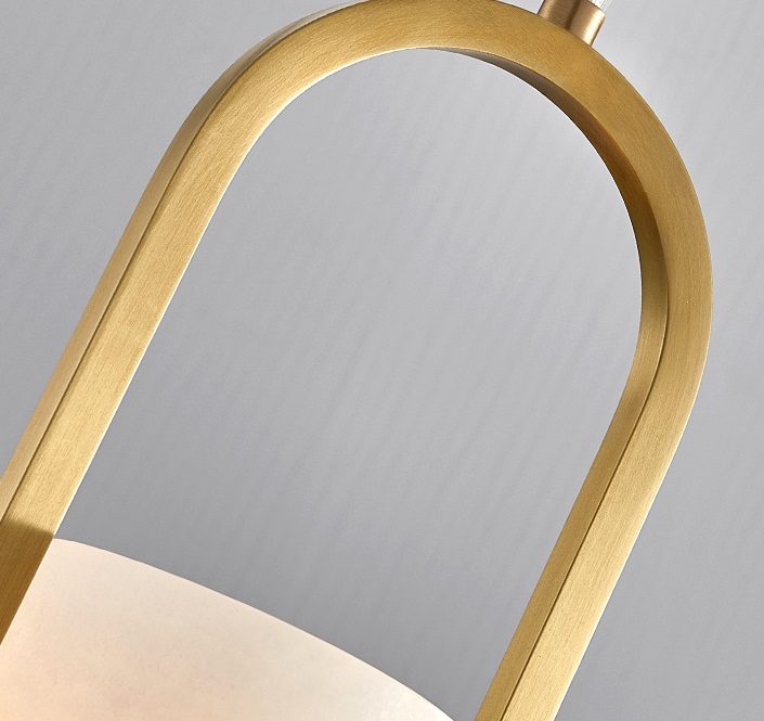 Светильник DZN-55137 ЗОЛОТАЯ БРОНЗА + МРАМОР ` D130/H430+2000/3/E27/40W RUNOLV