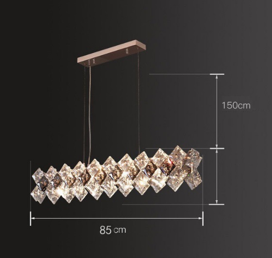 Светильник DZN-55139 ЗОЛОТО ` D850/H20+1500/6/E14/40W BALLET3