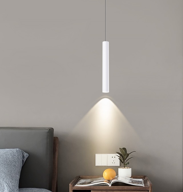 Светильник Elegant SPF-10215 WHITE/БЕЛЫЙ ` D55/H300/1/GU10/50W SIRIUS лампа в комплекте 24-03 (1)