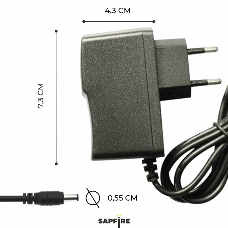 Ecola LED strip Power Adapter 12W 220V-12V адаптер питания для светодиодной ленты (на вилке)