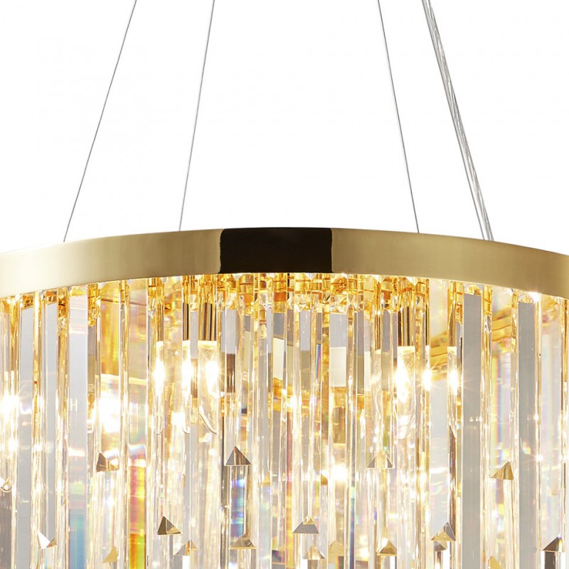 Люстра LH0048/6P-GD-CL DZHILLIAN D400/H320-920/6/E14/40W RSP