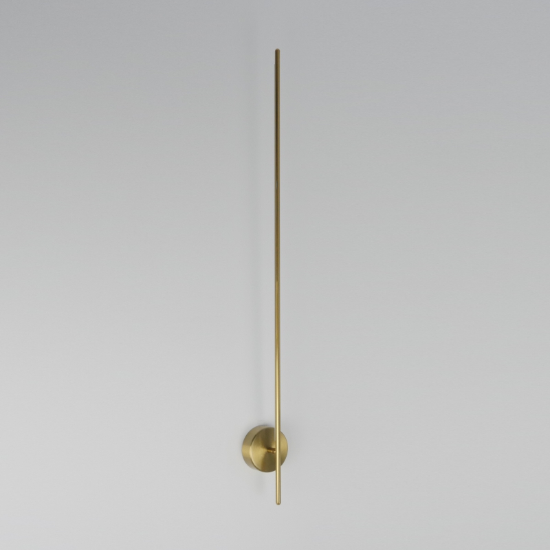 Светильник настенный Minimal 02 (brass) (Золото, 10х104 cm, IP20, LED 14W, латунь) 02187 RSP