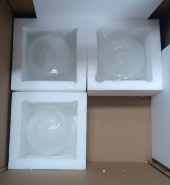 Плафон E14 для серии RUNNA стеклянный шар диаметром 120 мм