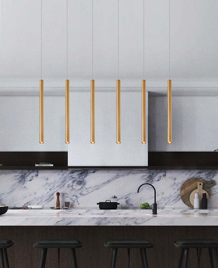 Светильник DZN-44736 БРОНЗА ` D30*600/H1200/1/LED/3W/3000K COB