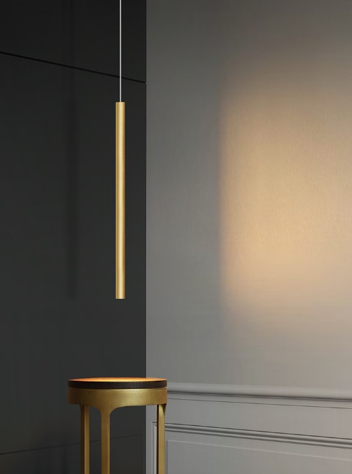 Светильник DZN-44736 БРОНЗА ` D30*600/H1200/1/LED/3W/3000K COB